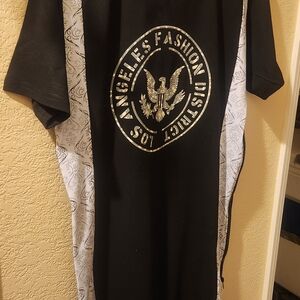 Black and White Men's Shirt